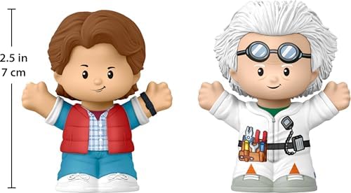 Back to The Future Special Edition Set for Movie Fans, 2 Figures in a Display Package