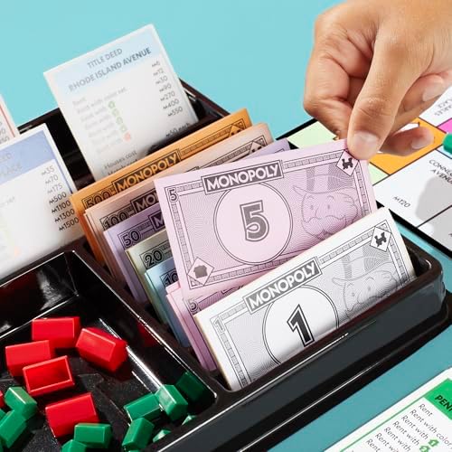 Board Game | Classic Game with Storage Tray and Larger Tokens | Ages 8+ | 2 to 6 Players | Family Games for Kids and Adults | Kids Gifts