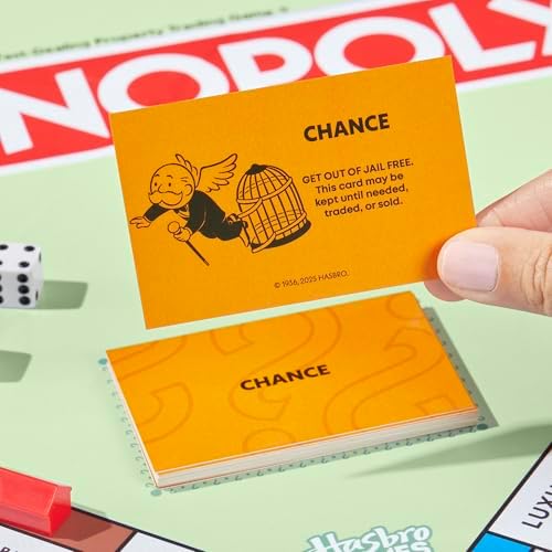 Board Game | Classic Game with Storage Tray and Larger Tokens | Ages 8+ | 2 to 6 Players | Family Games for Kids and Adults | Kids Gifts