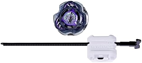 Bey Blade X Dark Perseus B 6-80W CX Starter Pack Set, Defense Type Top and Launcher; Authentic Takara Tomy Battle Tops Games, Toys for Boys and Girls 8+