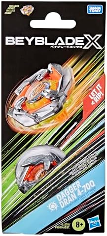 Beyblade X Dagger Dran 4-70Q Booster Pack Set with Takara Tomy Attack Type Top, Battling Tops Game Toys, Ages 8+