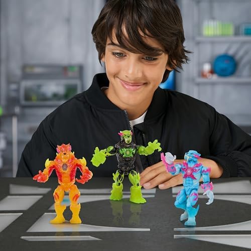 Hyper Fusion Mutators, Experiment & Create The Lightning Panther, Add Mutation Fluid, Press The Fingerprint Scanner & Reveal The Panther, Over 20 Points of Articulation, Collect All 3