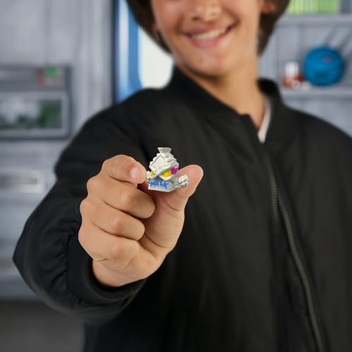 Swarms Series 3, Hyper Fusion Series, 14 Pack Collectible Micro Beasts, 14 Collectible Stickers & 4 Fusion Caps to Build Out Your Own MrBeast Lab - Steel Slushee