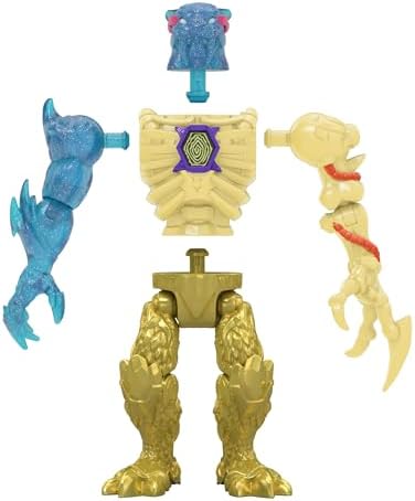 Hybrids Multi Pack, Reveal Different Hybrid Parts to Create 2 Mix & Match Action Figures, Plus Parts of The Golden Panther Dragon, Fuse Beast Combinations, Lab-Bot vs GID Skeleton