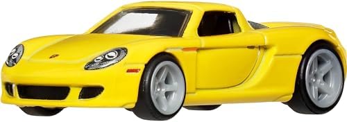 Premium Car Culture Collectible Toy Car, 1:64 Scale Die-Cast Porsche Carrera GT, Timeless Icons Vehicle with Real Riders Tires