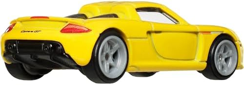 Premium Car Culture Collectible Toy Car, 1:64 Scale Die-Cast Porsche Carrera GT, Timeless Icons Vehicle with Real Riders Tires