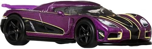 Premium Car Culture Collectible Toy Car, 1:64 Scale Die-Cast Koenigsegg Agera R, Timeless Icons Vehicle with Real Riders Tires