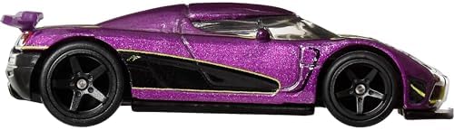 Premium Car Culture Collectible Toy Car, 1:64 Scale Die-Cast Koenigsegg Agera R, Timeless Icons Vehicle with Real Riders Tires