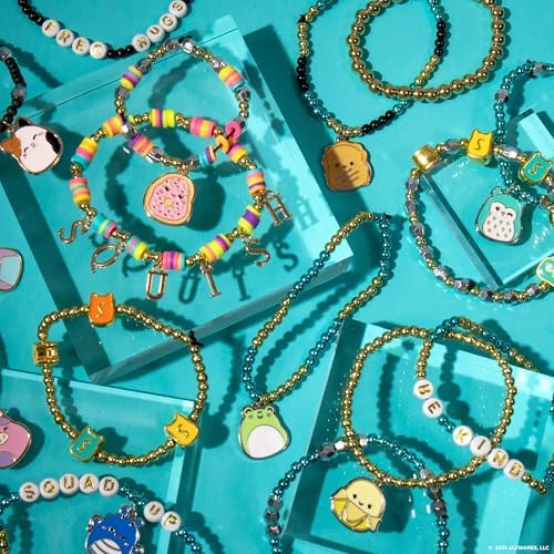 Original Squishmallows Bracelet Design Set, Cute & Friendship Bracelet Kit, Jewelry Making Kit, Charm Bracelet Making Kit, Beading & Jewelry Making, Friendship Bracelet Making Kit