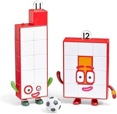 Numberblocks Friends Eleven and Twelve Figures, Numbers for Toddlers, Math Toys for Kids 3-5, Small Figurines for Kids, Preschool Learning & Education Toys, Birthday Gifts for Kids