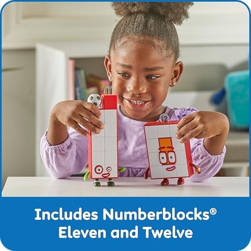 Numberblocks Friends Eleven and Twelve Figures, Numbers for Toddlers, Math Toys for Kids 3-5, Small Figurines for Kids, Preschool Learning & Education Toys, Birthday Gifts for Kids