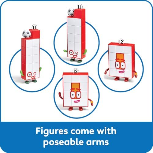 Numberblocks Friends Eleven and Twelve Figures, Numbers for Toddlers, Math Toys for Kids 3-5, Small Figurines for Kids, Preschool Learning & Education Toys, Birthday Gifts for Kids