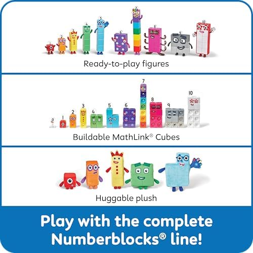 Numberblocks Friends Eleven and Twelve Figures, Numbers for Toddlers, Math Toys for Kids 3-5, Small Figurines for Kids, Preschool Learning & Education Toys, Birthday Gifts for Kids