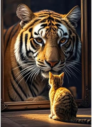 Feline Majesty Jigsaw Puzzle, 1000 Piece Puzzle for Adults, Impossible Hard Difficult Challenging Puzzles for Adults 1000 Pieces, Home Decoration Puzzle, Interlock Perfectly No Dust