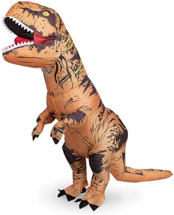 Inflatable Dinosaur Costume T-Rex Blow Up Cosplay Halloween