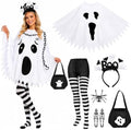 6 PCS Halloween Costume Set for Women Adult, Perfect for Halloween