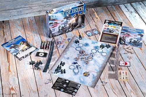 Star Wars: Battle of Hoth Board Game - Command The Imperial Army or Rebel Forces in a Fast-Paced Miniatures Strategy Game, Ages 8+, 2-4 Players, 30 Minute Playtime