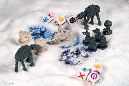 Star Wars: Battle of Hoth Board Game - Command The Imperial Army or Rebel Forces in a Fast-Paced Miniatures Strategy Game, Ages 8+, 2-4 Players, 30 Minute Playtime