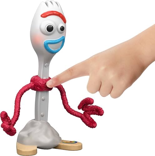 Disney and Pixar Toy Story 5 Interactables Forky | 7-inch Playscale Talking Figure, Movie Phrases, Converses with Other Characters in the Line
