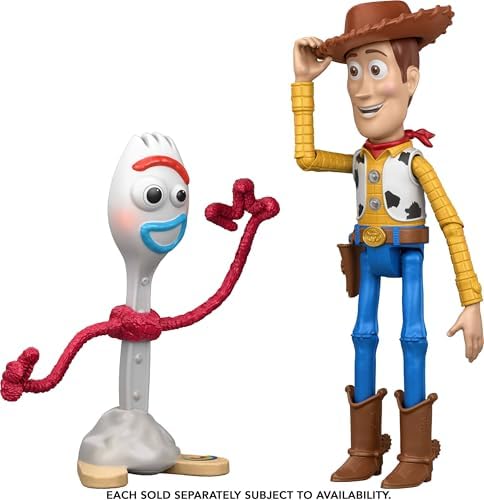 Disney and Pixar Toy Story 5 Interactables Forky | 7-inch Playscale Talking Figure, Movie Phrases, Converses with Other Characters in the Line