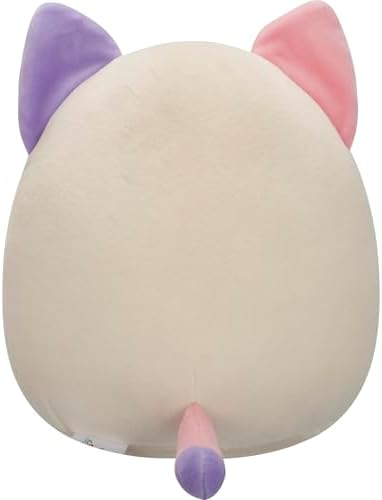 Original 8in Nell The Pink and Purple Calico Cat – Official Jazwares Plush (Little)