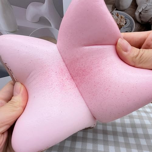 Bread Butter Squishy,Slow Rising Squishy，Stocking Stuffers,Stress Balls，Stress Relief & Fidget Toys for ADHD，Party Favor Gift (Pink)