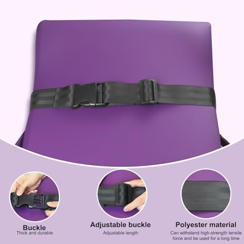 Hair Washing Station for Kids, Sink Shampoo Foam Pad, Anti-Tip Ergonomic Shampoo Neck Support for Kids, Provides Comfortable Support for Sink-Mounted Shampoo Pad (Purple)