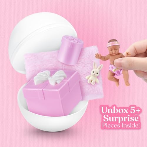 My Mini Birthday Series 1 – Collectible Mystery Capsule Baby Doll with Birthday Party Theme, Accessories & Playset, UNbox Celebration Surprises for Girls & Collectors.