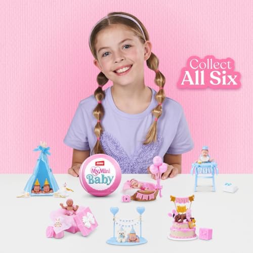 My Mini Birthday Series 1 – Collectible Mystery Capsule Baby Doll with Birthday Party Theme, Accessories & Playset, UNbox Celebration Surprises for Girls & Collectors.