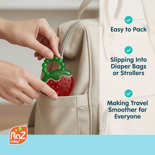 Fruit Koolers 3-Pack Koolers Water-Filled Teethers – Fun Fruit-Inspired Cooling Relief for 3M+ | Safe, BPA-Free Teether That Soothes Tender Gums
