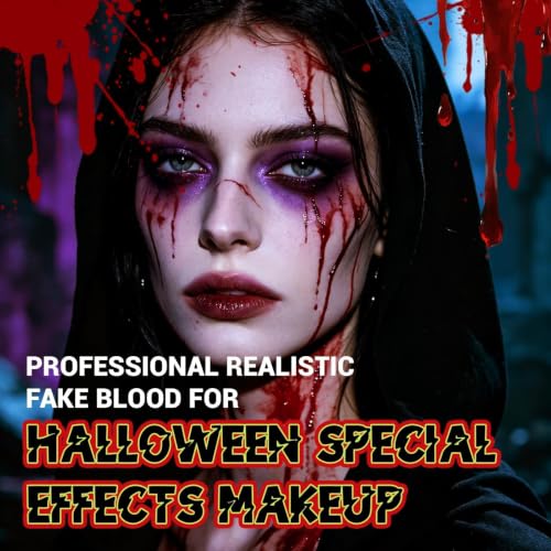 Halloween Fake Blood Kit, SFX Makeup, Festival Costume