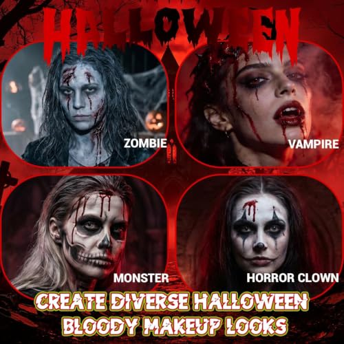 Halloween Fake Blood Kit, SFX Makeup, Festival Costume
