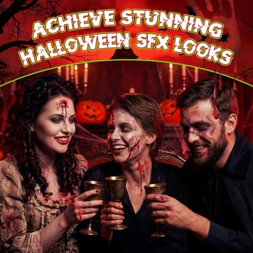 Halloween Fake Blood Kit, SFX Makeup, Festival Costume