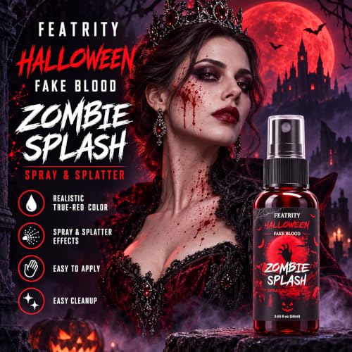 Halloween Blood Spray for Zombie: Realistic Splatter Effect