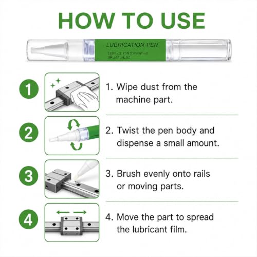 3 PCS 3D Printer Oil Stick Lubricant Brush for Linear Rails