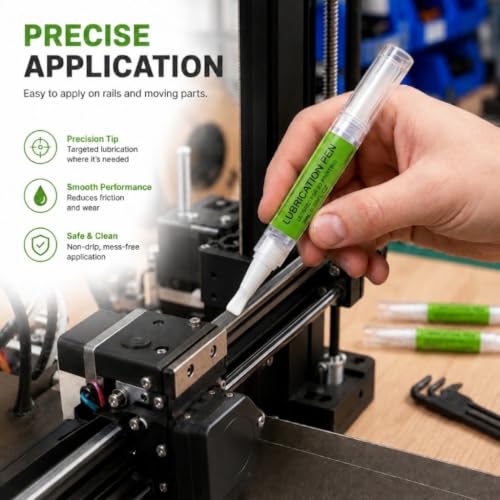 6 PCS 3D Printer Oil Stick Lubricant Brush for Linear Rails, Lead Screws (6 Pack)