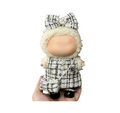 Clothes for LABUBU 17cm Doll (NO Doll)（NO Shoes, Outfit for LABUBU, Dress + Hairpin + Mini Bag Set for LABUBU Dress Up, Fashion and Premium Dolls Accessories for LABUBU