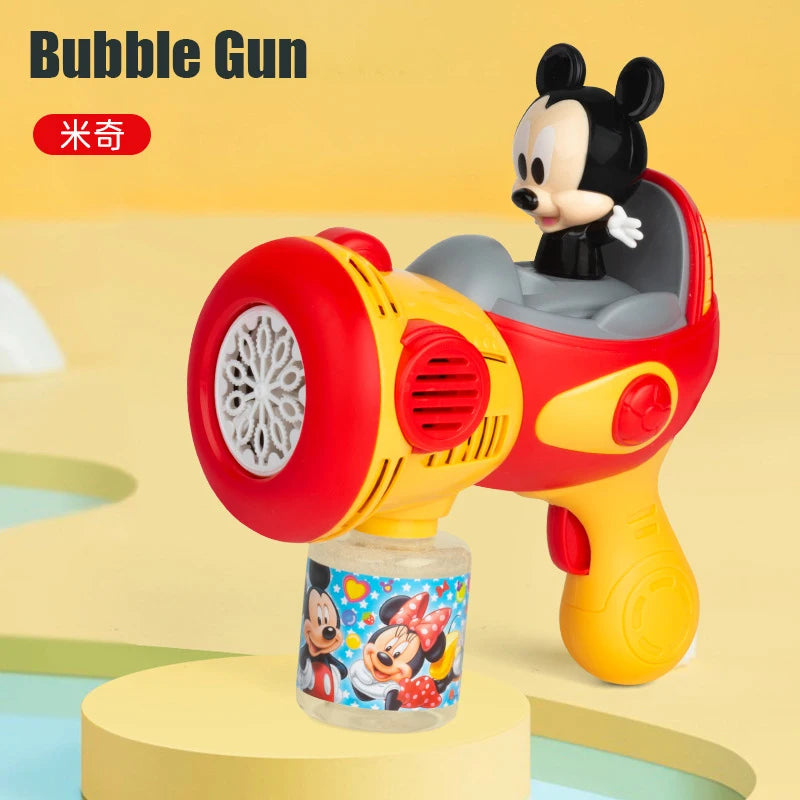 Bubble Gun Toys for 3+ Year Old Kids Boys Girls, Automatic Bubble Machine with Bubble Solution, Summer Outdoor Kids Toys