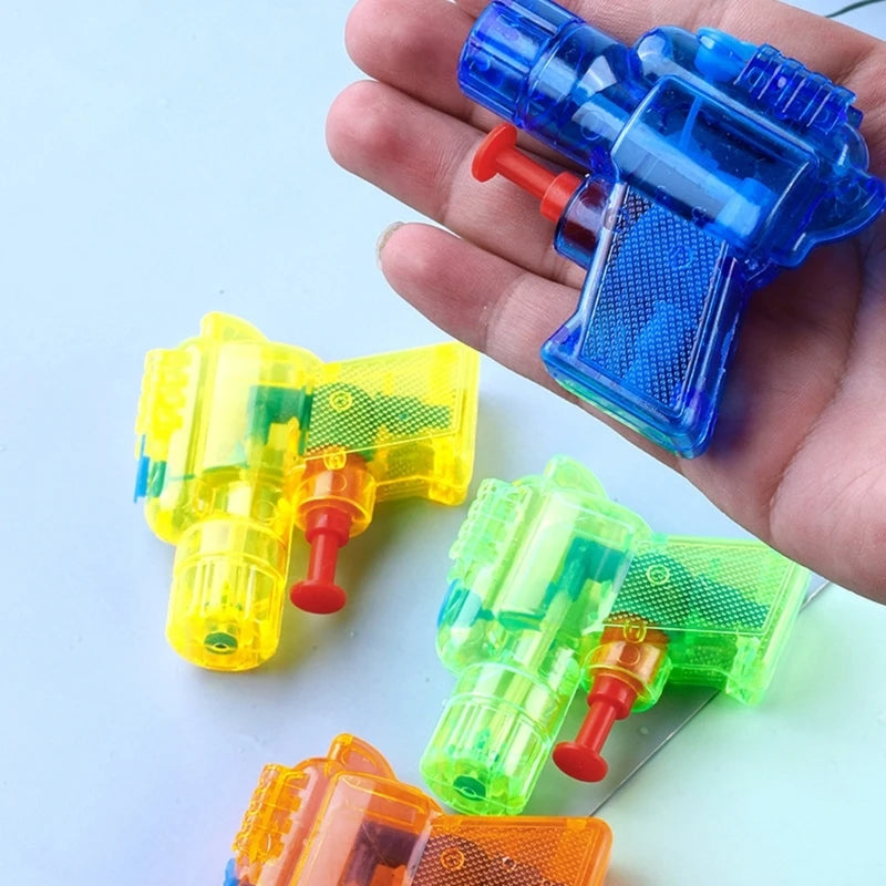 5/10pcs Mini Transparent Water Gun Toy Small Squirt Gun for Kids Summer Outdoor Beach Pool Party Water Fight Games and Gift