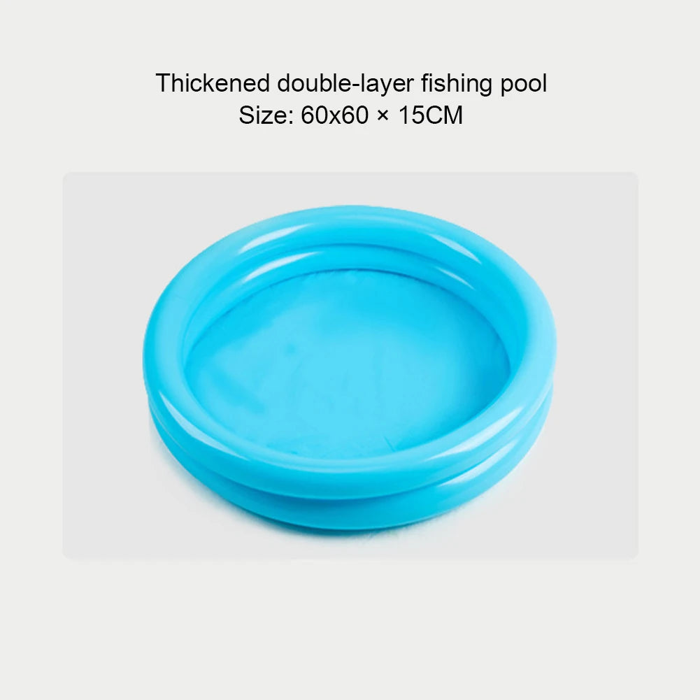 Garden Round Inflatable Baby Swimming Pool, Portable Inflatable Child/Children Little Pump Pool,Kiddie Paddling Pool Indoor&Outdoor Toddler Water Game Play Center for Kids/Girl/Boy