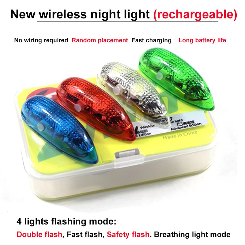 LED Light Kit for RC Plane Jet Airplane Aircraft Fix Wing Quadcopter, Rechargeable Red Green White LED Flashing Lights, Super Bright Little Light for Safe Dusk Flight