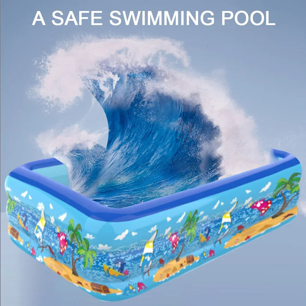 Inflatable Pools with Sprinkler,Upgraded Elephant Inflatable Swimming Pool,Kids Pools for Backyard,Large Inflatable Pool for Adults Blow up Pools