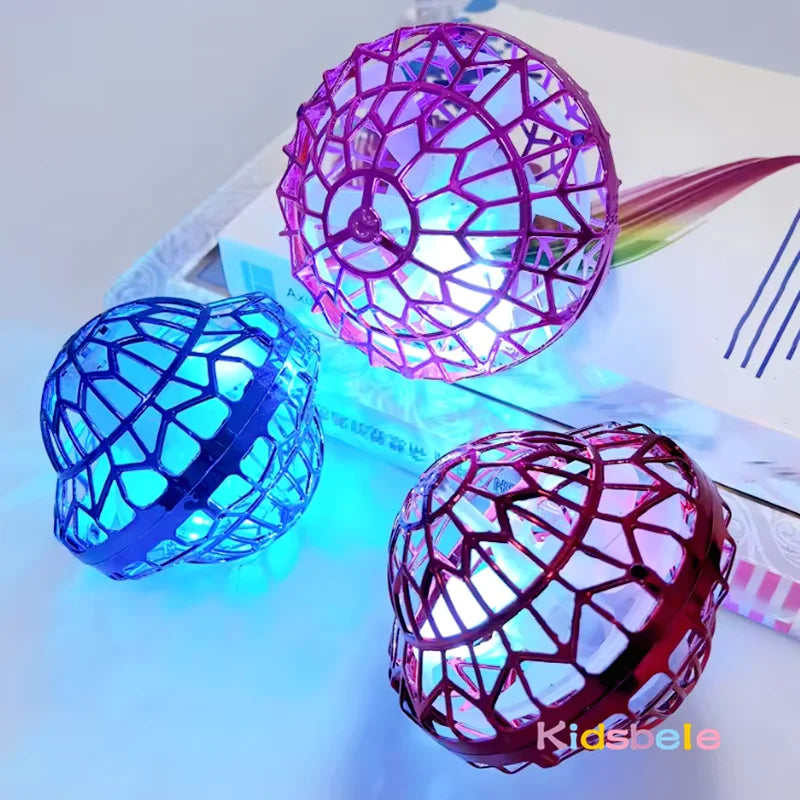 Flying Orb Ball (Blue, 2026 Upgraded) with Dazzling Lights, Magic Hover Spinner, Cool Boomerang Drone, Floating Cosmic Globe, Kids Toys Gifts for 6 7 8 9 10 Year Old Boys Girls