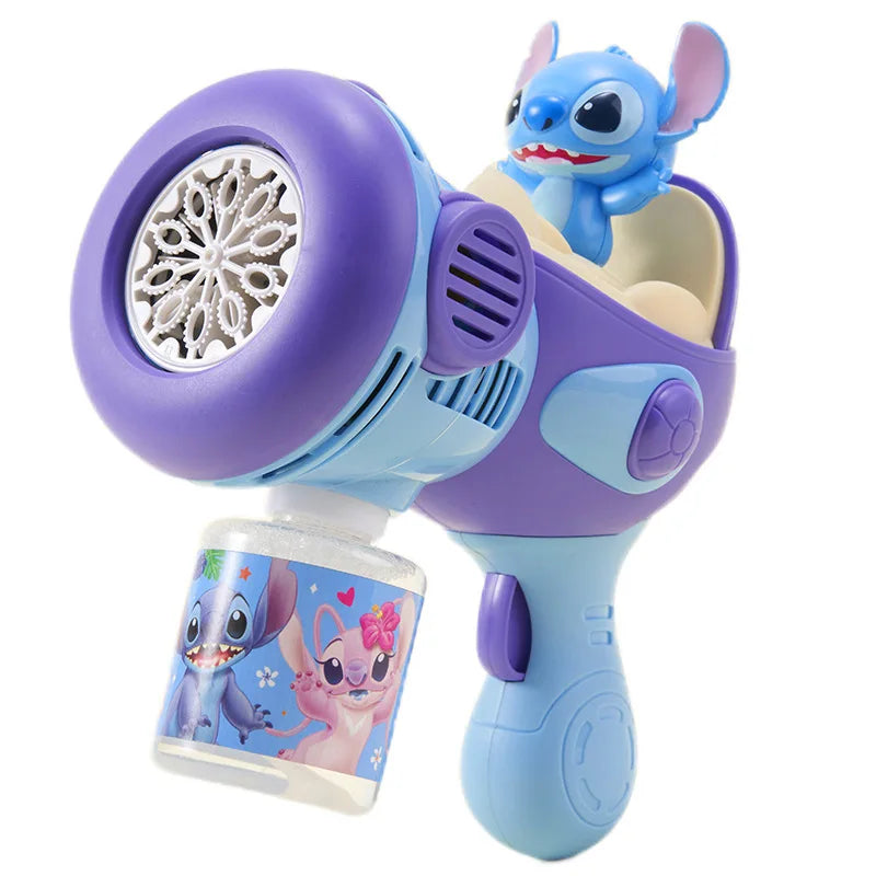 Bubble Gun Toys for 3+ Year Old Kids Boys Girls, Automatic Bubble Machine with Bubble Solution, Summer Outdoor Kids Toys