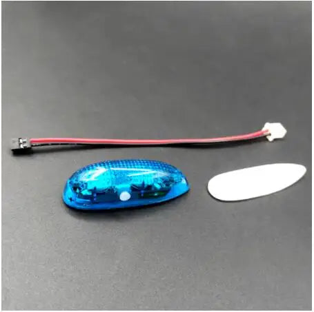 LED Light Kit for RC Plane Jet Airplane Aircraft Fix Wing Quadcopter, Rechargeable Red Green White LED Flashing Lights, Super Bright Little Light for Safe Dusk Flight