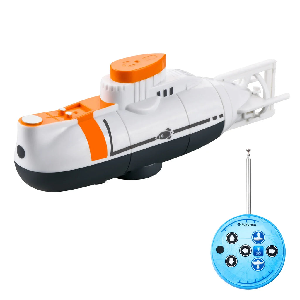 Mini RC Submarine Toy Radio Remote Control Tourism Boat Diving Waterproof for Indoor Fish Tank Bathtub Water Kids Birthday Gifts