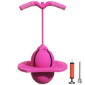 Balance Jumping Ball with Handle and Ball Pump, Pogo Ball Jumping Toy For Ages 5+ with Handle, Indoor & Outdoor Fun, Perfect for Balance, Coordination, And Fitness, Boys & Girls