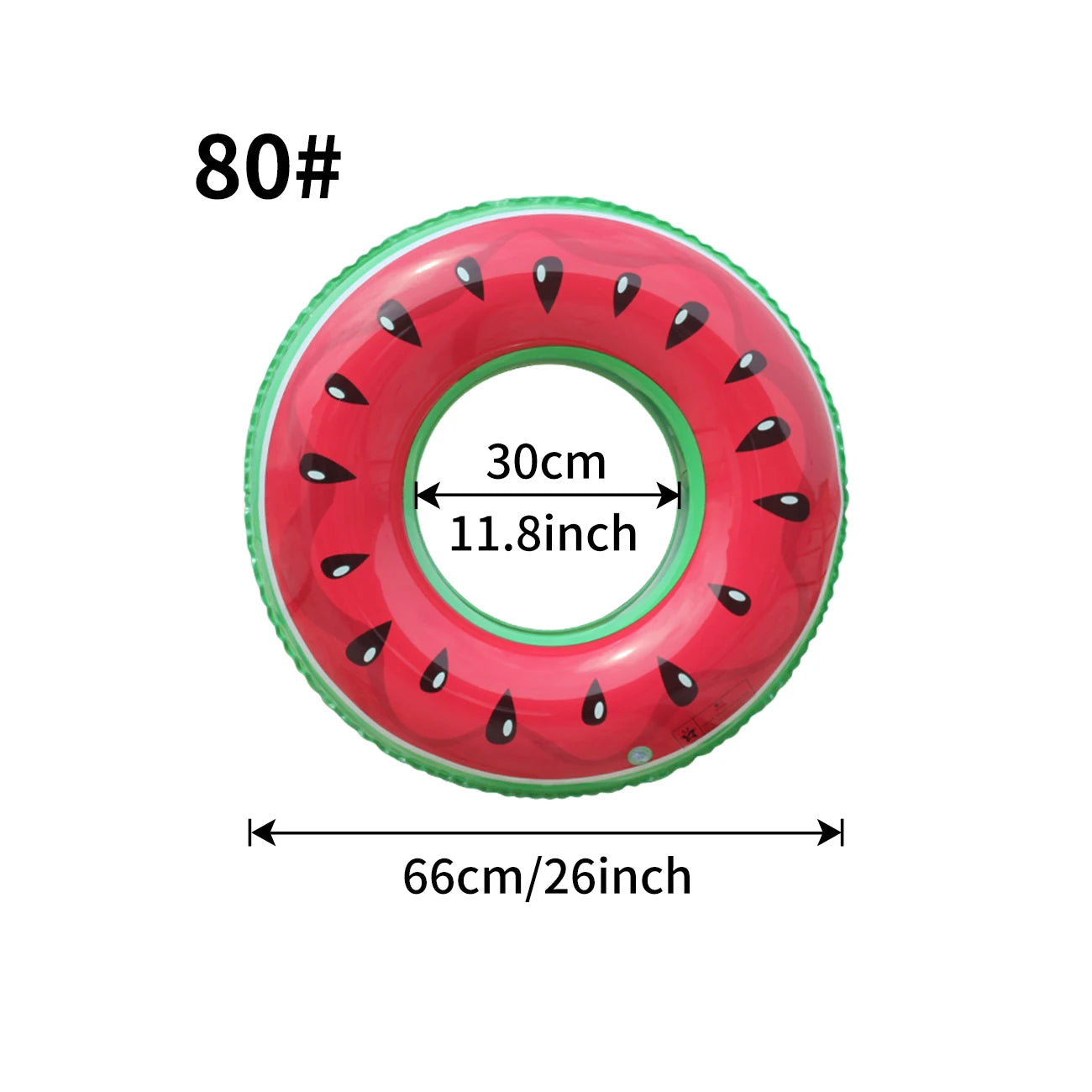 Fruit Pool Float, Watermelon Orange Lemon Swim Tube Ring, Inflatable Swim Pool Party Inner Tube for Kids