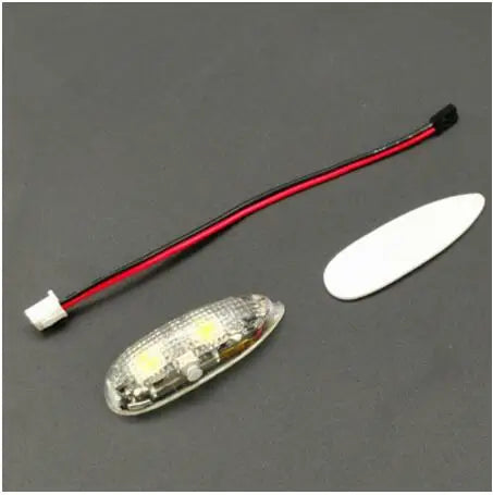 LED Light Kit for RC Plane Jet Airplane Aircraft Fix Wing Quadcopter, Rechargeable Red Green White LED Flashing Lights, Super Bright Little Light for Safe Dusk Flight