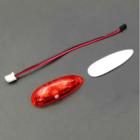 LED Light Kit for RC Plane Jet Airplane Aircraft Fix Wing Quadcopter, Rechargeable Red Green White LED Flashing Lights, Super Bright Little Light for Safe Dusk Flight